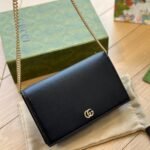 Gucci GG Marmont Wallet On Chain Black 20Cm 497985 CAO0G 1000 - Image 3