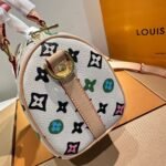 Louis Vuitton Speedy 25 Handbag Monogram Canvas In Multicolor 25Cm - Image 4