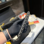 Chanel 19 Velvet Flap Bag Black 26Cm - Image 4