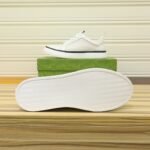 Gucci Men’S Platform Sneaker Leather White With Black Edge - Image 7