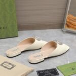 Gucci GG Crystal Slippers White - Image 4