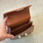 Hermes Constance Mini Epsom Silver Toned Hardware Brown 19Cm - Image 6