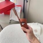 Hermes Oran Sandals Stitching In Brown - Image 4