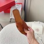 Hermes Oran Sandals Stitching In Brown - Image 5