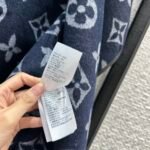 Louis Vuitton Classic Monogram Wool Blue Coats - Image 9