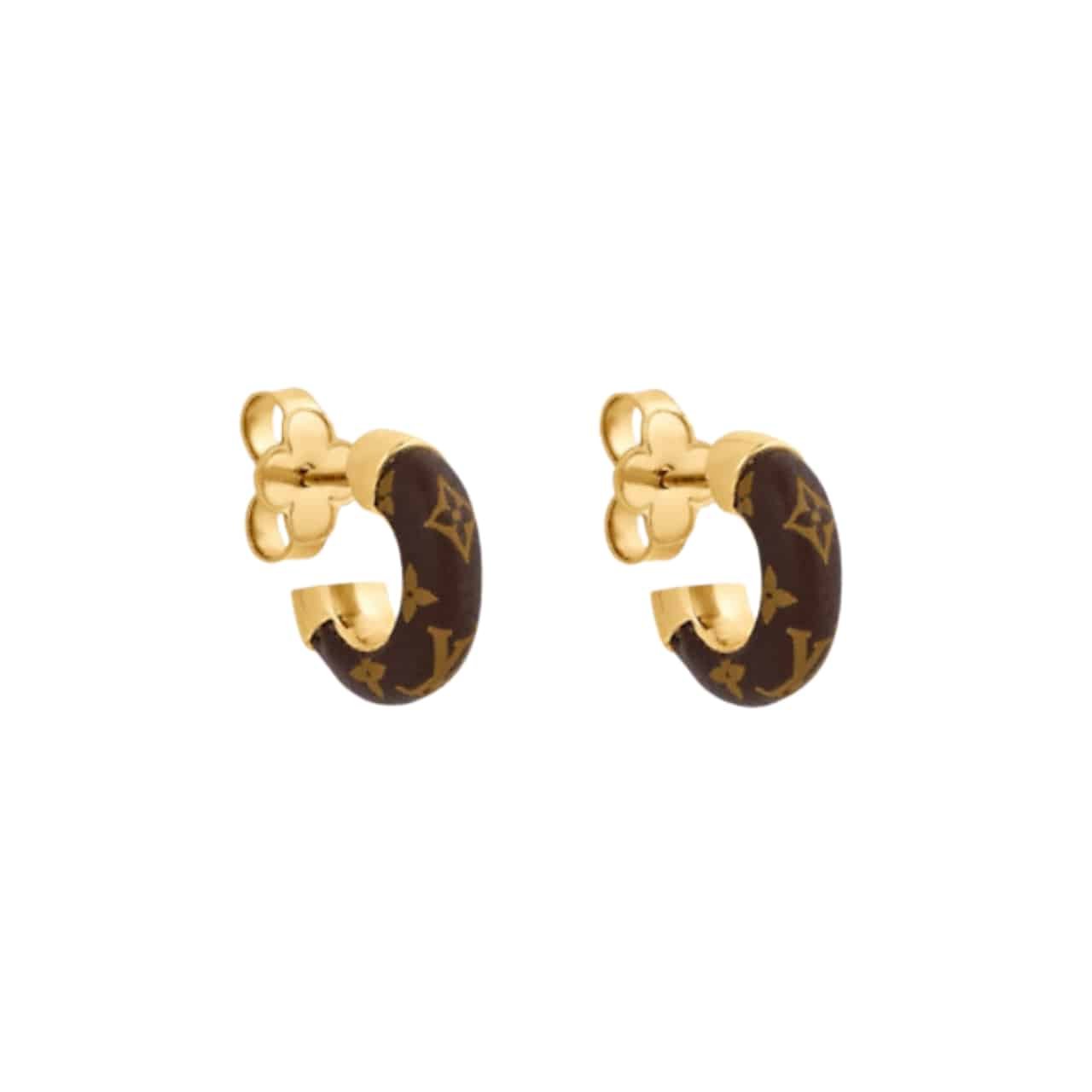 xr:d:DAF4OnkYemU:1401,j:1506875406669130276,t:24031110 Louis Vuitton Wild Mini Hoop Earrings M00474 - Image 1