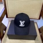 Louis Vuitton LV Signature Baseball Cap Black M7319L - Image 2