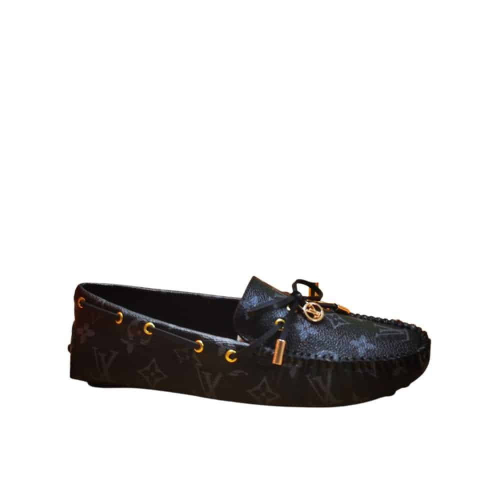 xr:d:DAFy0M-Gj-4:1000,j:5118750932653585083,t:23112202 Louis Vuitton Gloria Loafers Monogram Black - Image 1
