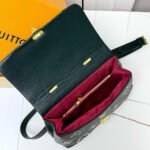 Louis Vuitton Madeleine MM Monogram Empreinte Black Beige 30Cm - Image 9