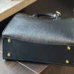 Prada Large Leather Tote Bag With Buckles Black 32Cm 1BG508 2CYS F0002 V OOO - Image 5