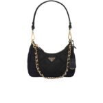 Prada Re Edition 1995 Chaîne Re Nylon Mini Bag Black 22Cm 1BC204 2AOS F0002 V QOO