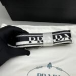 Prada Small Shoulder Bag In Black 23cm 1BD314 2DKV F0002 V 3OO - Image 7