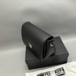 Prada Small Shoulder Bag In Black 23cm 1BD314 2DKV F0002 V 3OO - Image 4