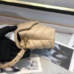 Saint Laurent Loulou Toy Strap Bag In Quilted Y Beige 20Cm 678401DV7072721 - Image 4