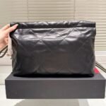 Chanel 22 East West Bag Leather Black 39Cm - Image 6