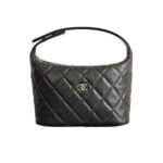Chanel 25C Hobo Bag Caviar Black 17Cm