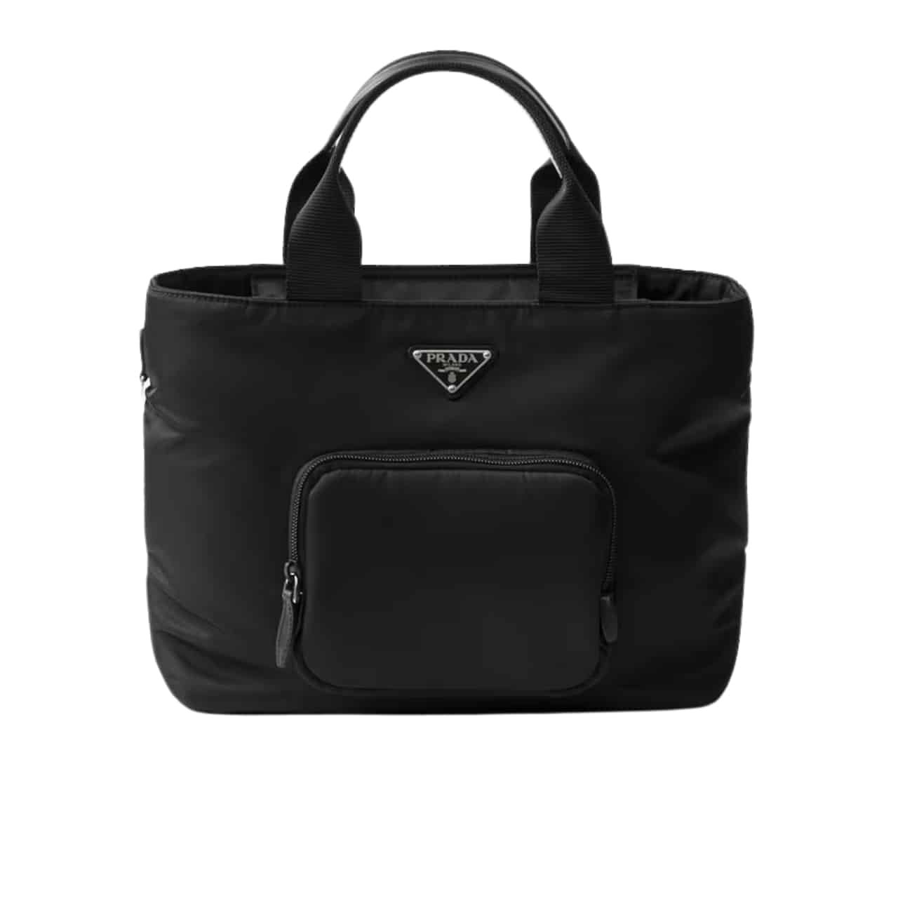 TBNB-1 Prada Re Nylon Tote Bag Black 32Cm 1BG354 RV44 F0002 V B1M - Image 1