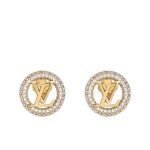 Louis Vuitton Louise By Night Earrings Gold M00757