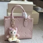 Louis Vuitton Onthego PM Monogram Empreinte Pink Opale 25Cm M47135 - Image 2