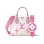 Louis Vuitton Onthego PM Bag Pink 25Cm M22976
