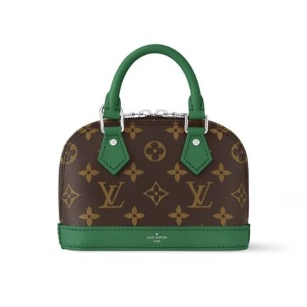 Louis Vuitton Mini Alma Monogram Canvas Mix With Green 18Cm M83204