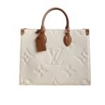 Louis Vuitton Onthego GM White Bag 41Cm M44558
