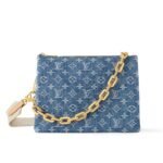 Louis Vuitton Coussin PM Bag Denim Blue 26Cm M24564