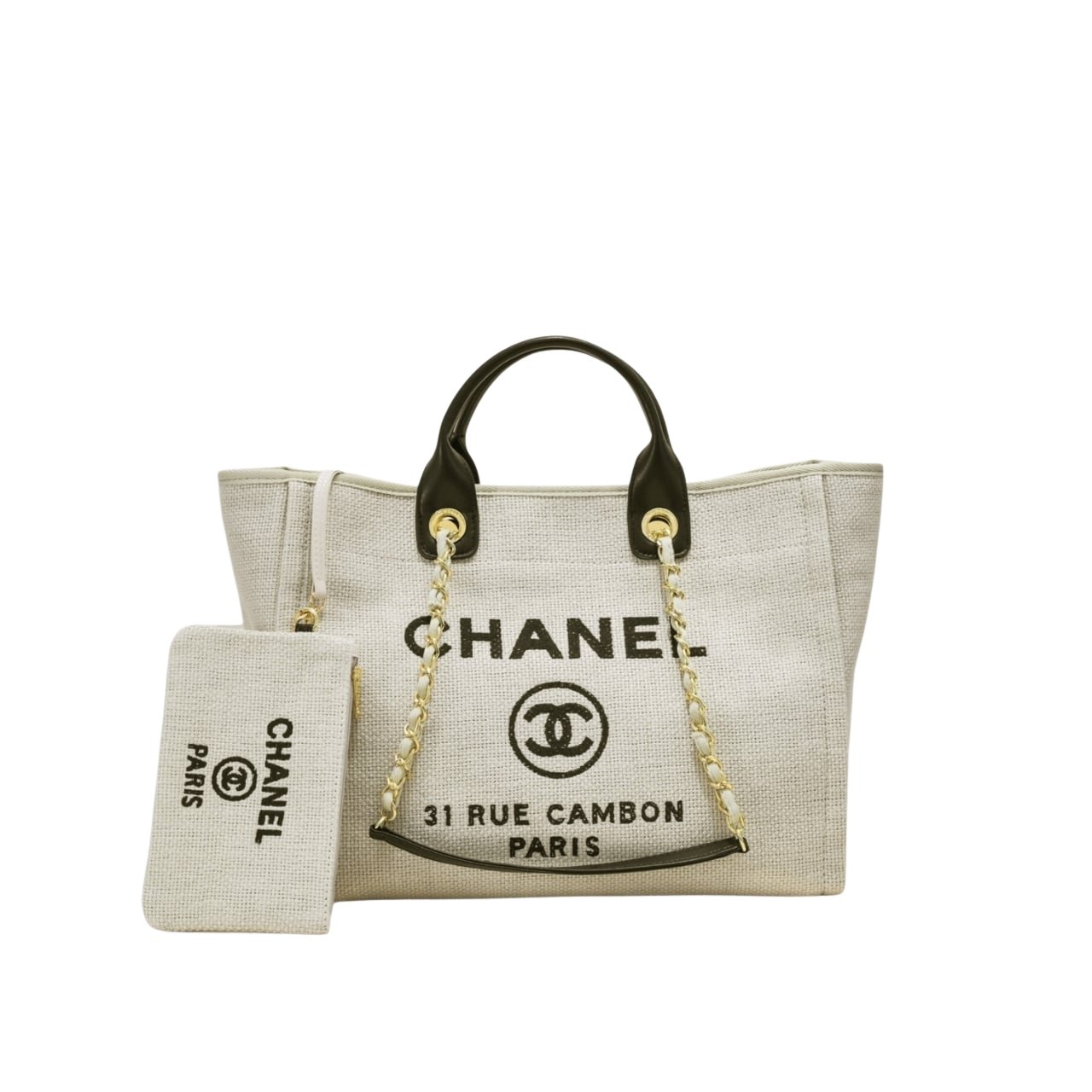 Thumbnail-16 Chanel Deauville Large Tote Shopping Bag 37Cm - Image 1