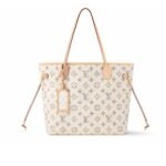 Louis Vuitton Neverfull MM Monogram Jacquard Fabric Multicolor Beige 32Cm M24905