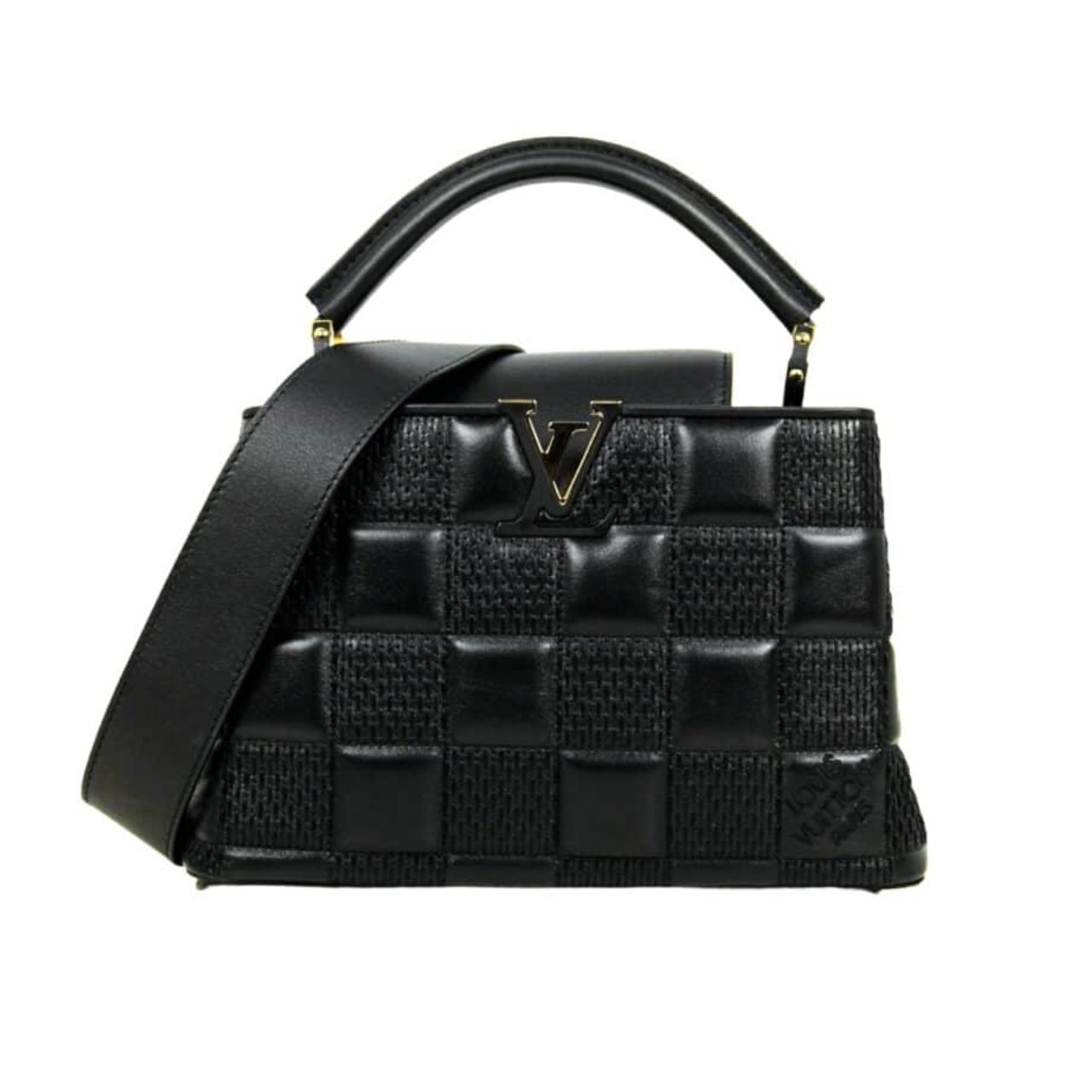 Thumbnail-2-7 Louis Vuitton Capucines BB Bag In Damier Black 27Cm - Image 1