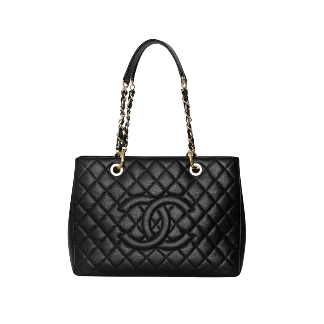 Thumbnail-2 Chanel Caviar Grand Shopping Tote Black 33Cm - Image 1