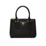 Prada Galleria Saffiano Leather Mini Bag Black 20Cm 1BA906 NZV F0002 V EOM