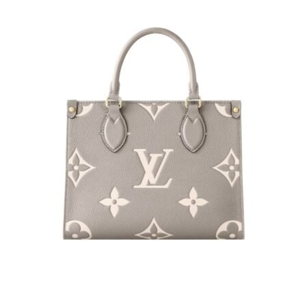 Louis Vuitton Onthego PM Dove Grey Cream 25Cm