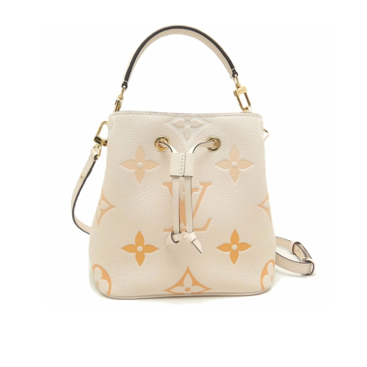 Thumbnail-20-8 Louis Vuitton Neonoe BB Monogram Latte And Orange 25Cm - Image 1