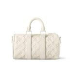 Louis Vuitton Keepall Bandoulière 25 Bag Cream 25Cm M24434