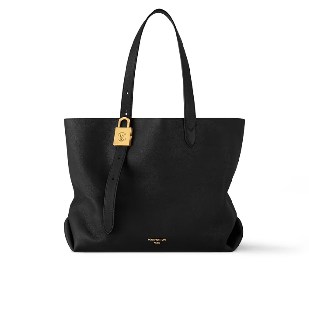 Thumbnail-23-9 Louis Vuitton Low Key Cabas MM Grained Leather Black 47Cm M25341 - Image 1