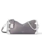 Louis Vuitton Slim Trunk Bag Gris Trianon 23Cm M12596
