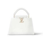 Louis Vuitton Capucines BB Snow White 27Cm M55832