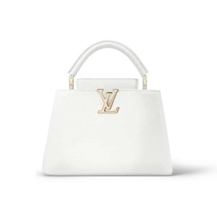 Louis Vuitton Capucines BB Snow White 27Cm M55832