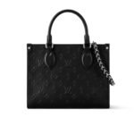 Louis Vuitton Onthego PM Black 25Cm M14576
