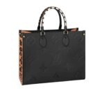 Louis Vuitton Onthego MM Wild at Heart Black 35Cm M58522