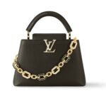 Louis Vuitton Capucines BB Bag With Charm Black 27Cm