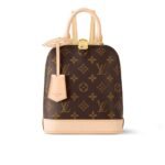 Louis Vuitton Alma Backpack Monogram Canvas Brown 20Cm M47132