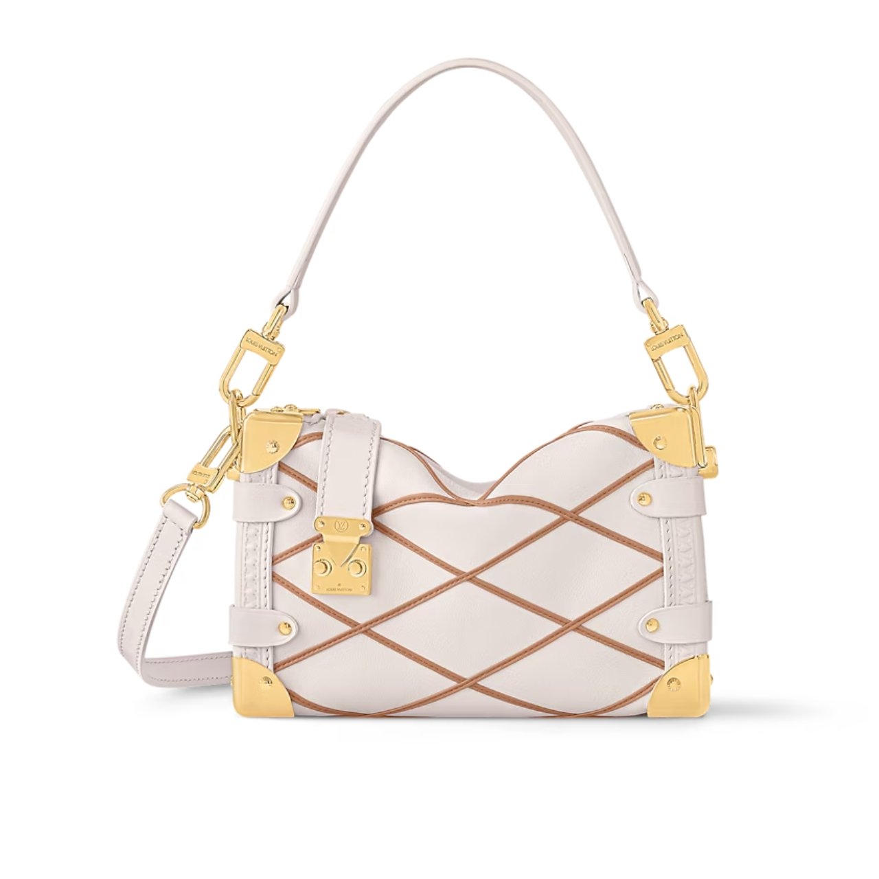 Thumbnail-35-5 Louis Vuitton Side Trunk PM Creme Noisette 18Cm M25216 - Image 1