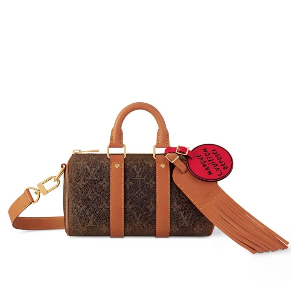 Thumbnail-50-1000x1000-1 Louis Vuitton Keepall Bandoulière 25 Monogram Dust Coated Canvas Brown 25Cm M11542 - Image 1