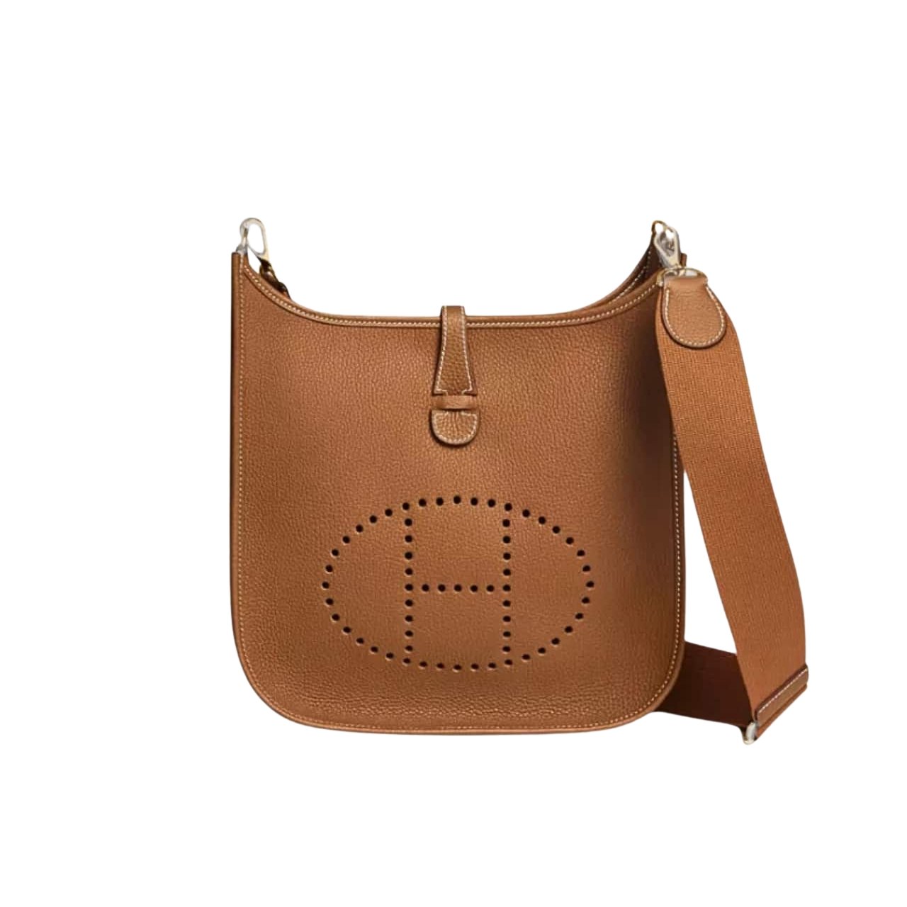 Thumbnail-63-2 Hermes Evelyne 29 Clemence Brown 25cm - Image 1
