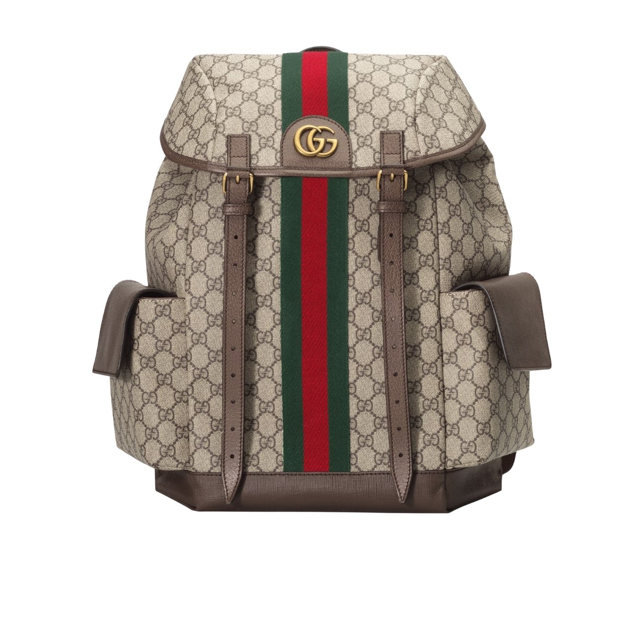 Thumbnail-63-4 Gucci Ophidia GG Medium Large Backpack Beige And Ebony GG Supreme Canvas 40Cm 598140 HUHAT 8564 - Image 1