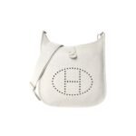Hermes Evelyne 29 Clemence White 25cm