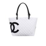 Chanel Large Cambon Tote Bag Black White 41Cm