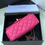 Chanel Flap Bag With CC Ball On Strap Pink 20cm AS1787 - Image 4